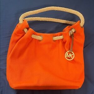 Michael Kors Vibrant Orange Tote bag/Shoulder bag